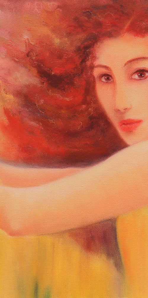 Women in yellow by Ludmilla Ukrow