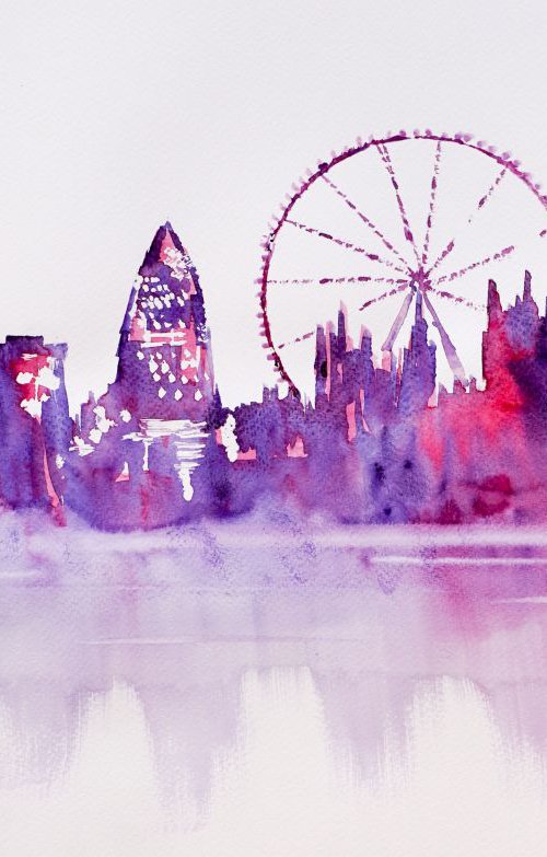 London skyline. v3 by Yulia Schuster