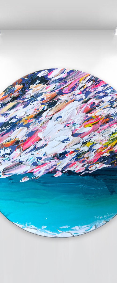 'Coastal no.49' - 8x8" by Tatiana Georgieva