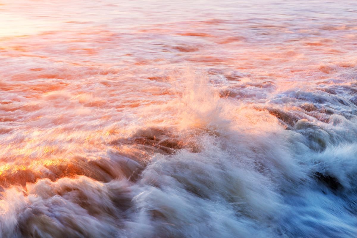 Photorealistic Landscape Photograph By Andrew Lever, 60 X 40, Firewater 2, Original Artwork