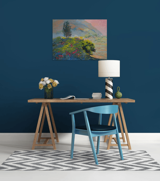 Meadow Beneath the Mountain