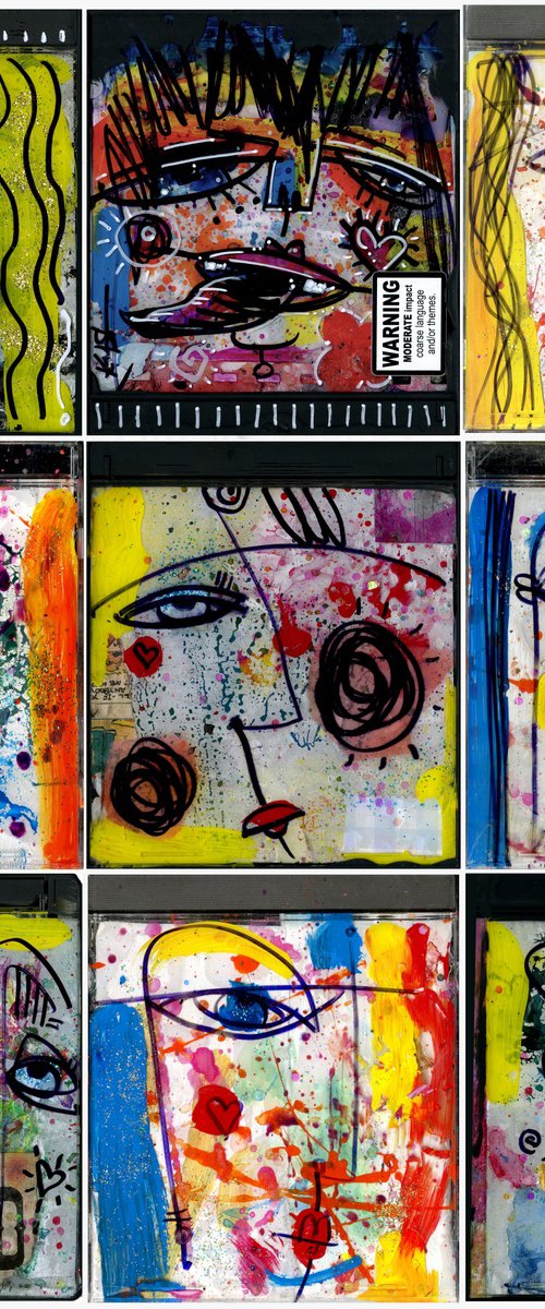 MM Funky Face Collection 1 by Kathy Morton Stanion