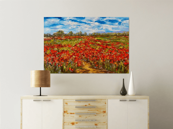 Path in the Field of Poppies