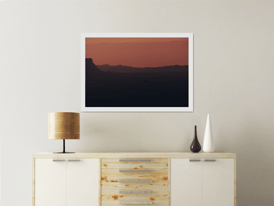 Sunrise over Ramon crater #8 | Limited Edition Fine Art Print 1 of 10 | 90 x 60 cm