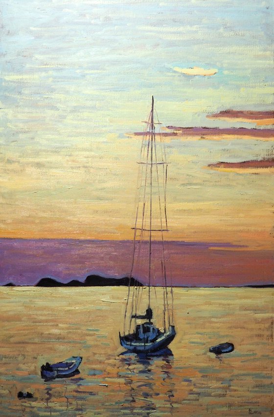 The sailing boat