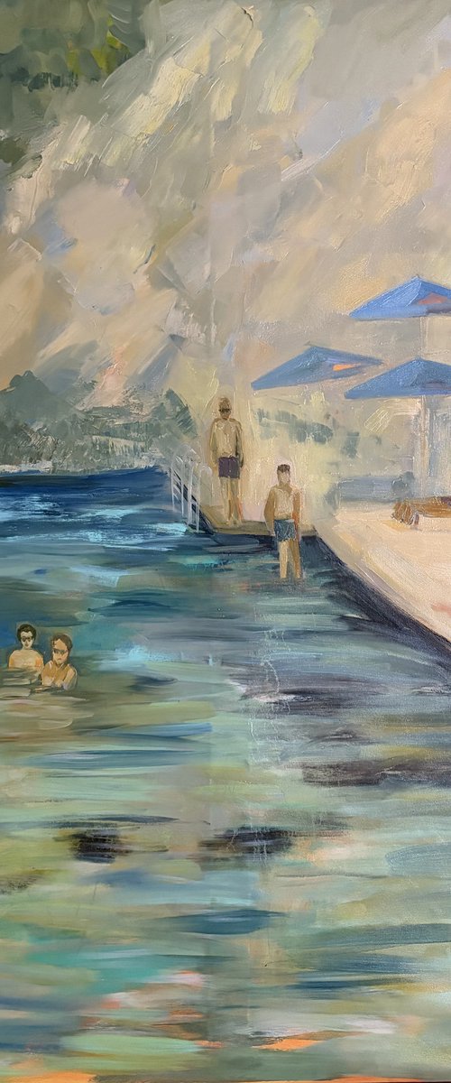 Quiet Waters at the Cliffside by Olga Pascari