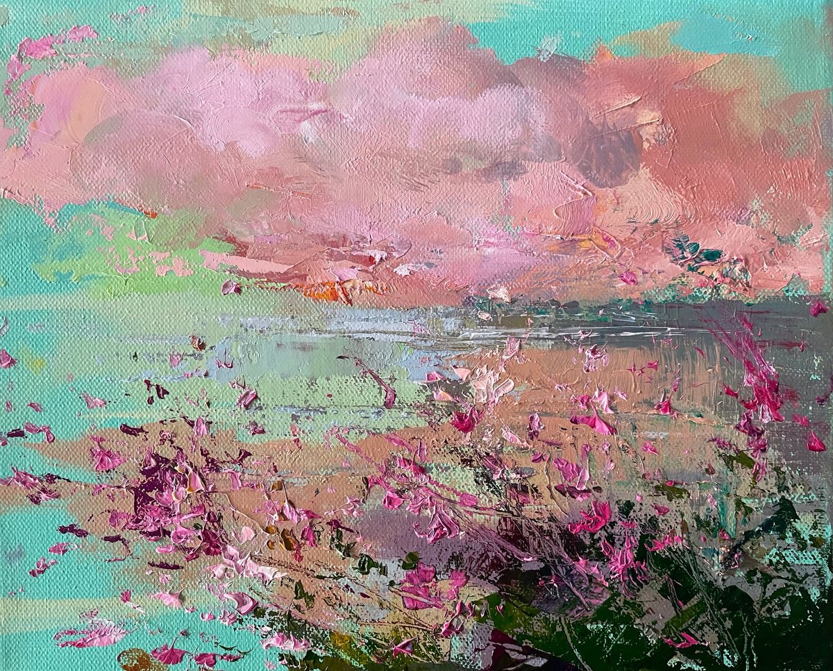Embrace Of Spring By Ewa Czarniecka, 12 X 10, Artwork For Sale On Artfinder