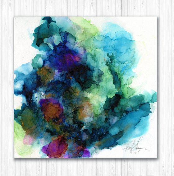 Ethereal Moments 5 - Zen Abstract Painting by Kathy Morton Stanion