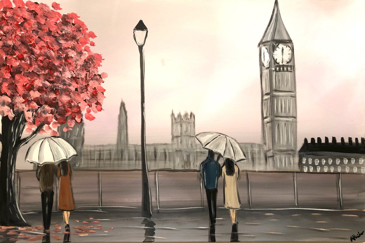 London Blossom Tree by Aisha Haider