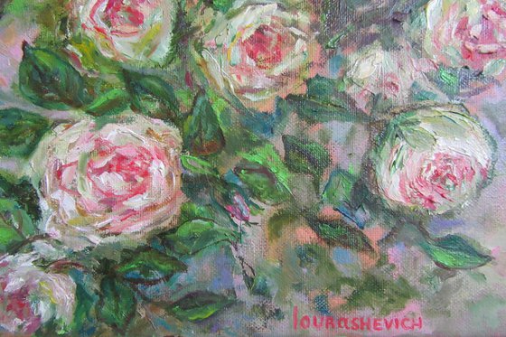 White Roses Bush
