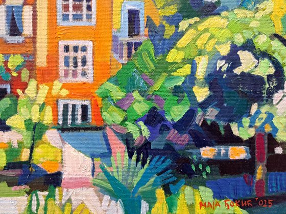 Orange house