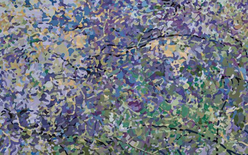 Vineyard, 30 x 48" by Margaret Juul