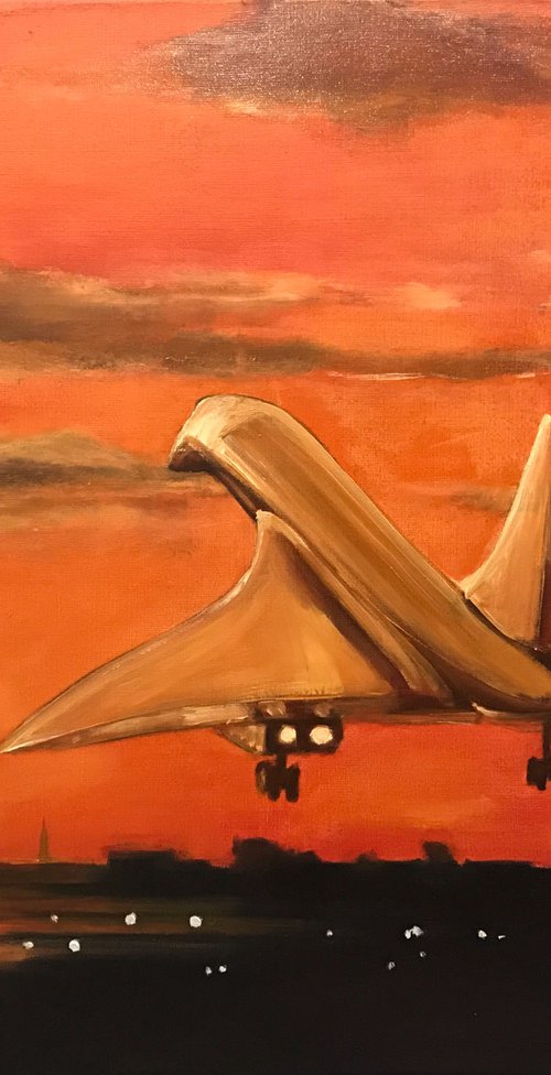 Concorde is landing by Romuald Mulk Musiolik