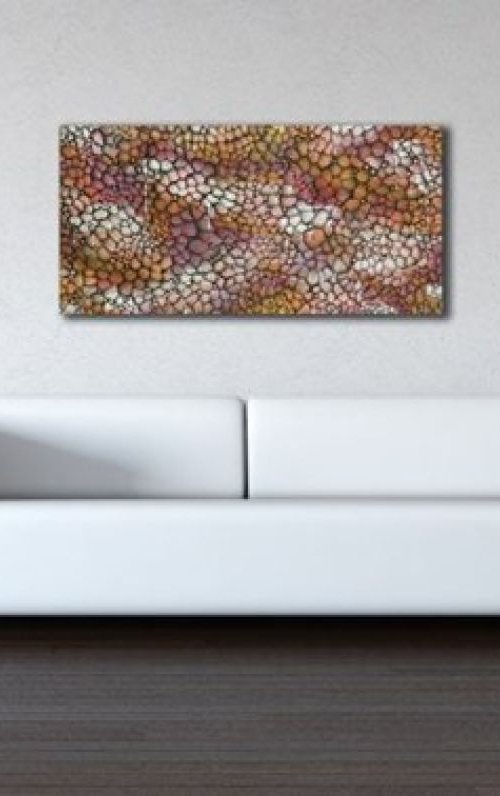 ORIGINAL PAINTING Abstract Art Anatomic Mass VI by Jacquelyn Stephens