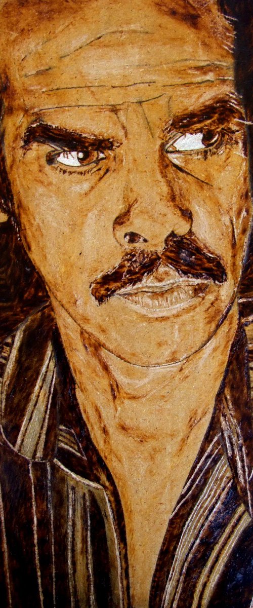 Nick Cave by MILIS Pyrography