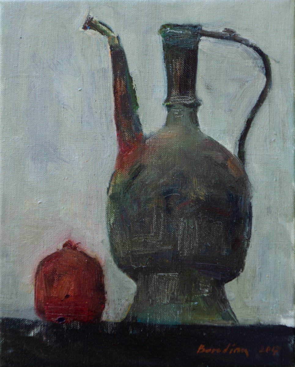 The Ewer - Oil Still-Life By Anastasia Borodina, 10 X 12, Artwork For Sale On Artfinder