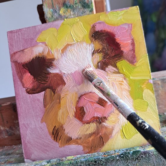 Pig painting