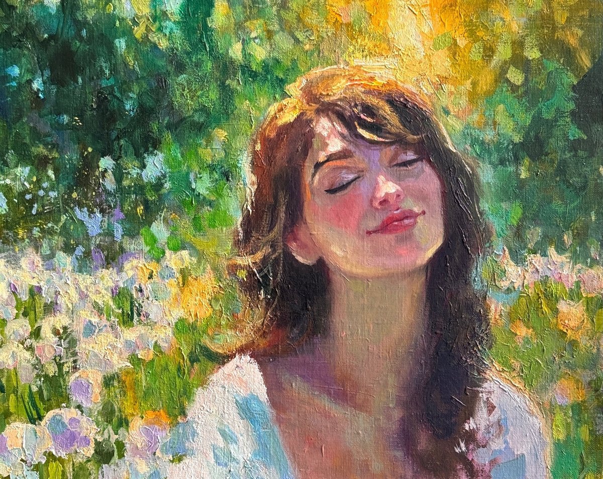 Sun Kissed Serenity By Emily Lane, 20 X 16, Artwork For Sale On Artfinder