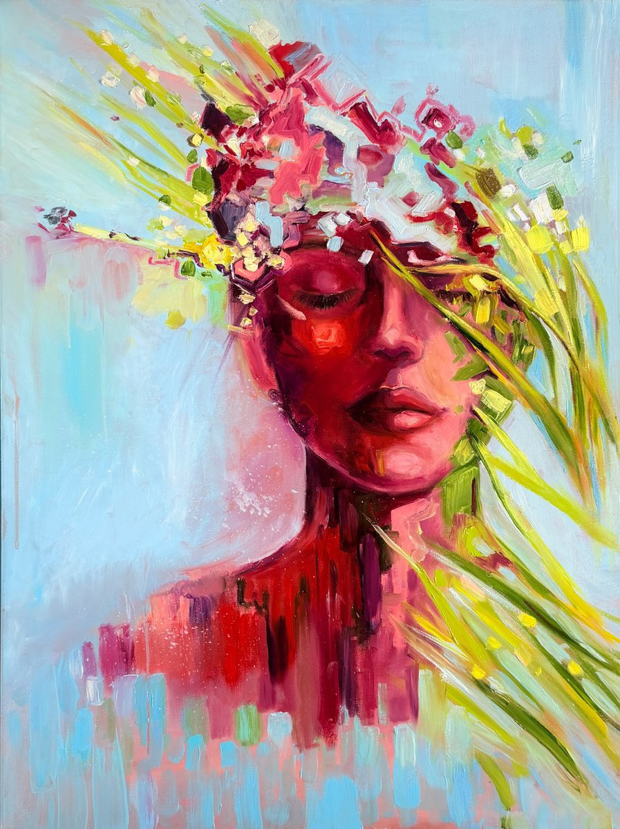 Expressive Oil Painting , - Awakening - ? By Irina Ponna, 24 X 31, Artwork For Sale On Artfinder