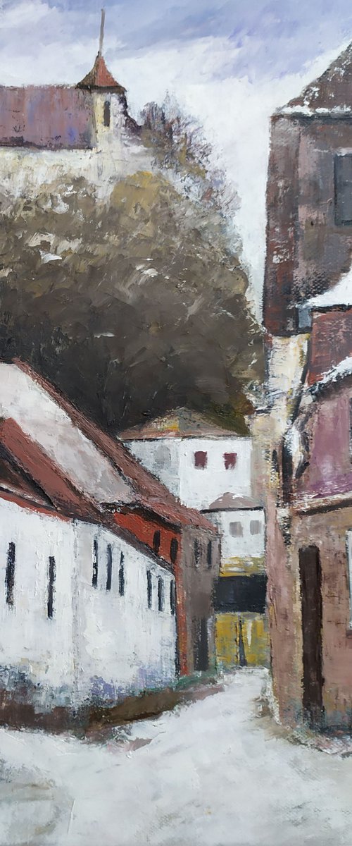 Beginning of winter in Sighisoara by Maria Karalyos