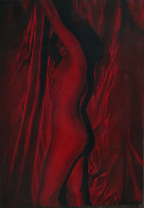 Lady in red by Vladyslava Proshchenko