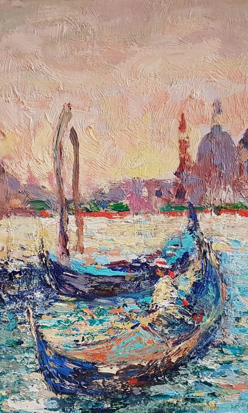 Venice at Sunset - One of Kind by Hrachya Hakobyan