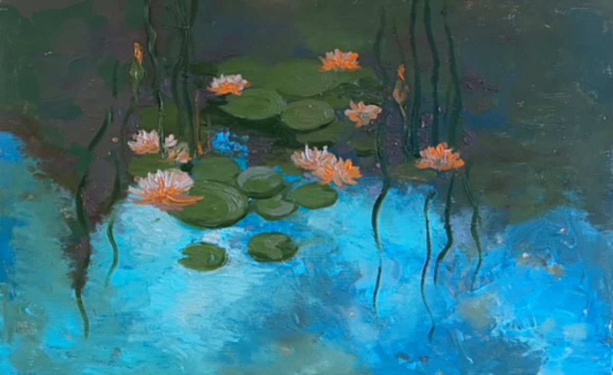 Monet garden by Dasha Pogodina