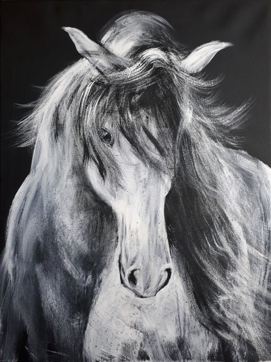 Horse 1  /  ORIGINAL ACRYLIC PAINTING