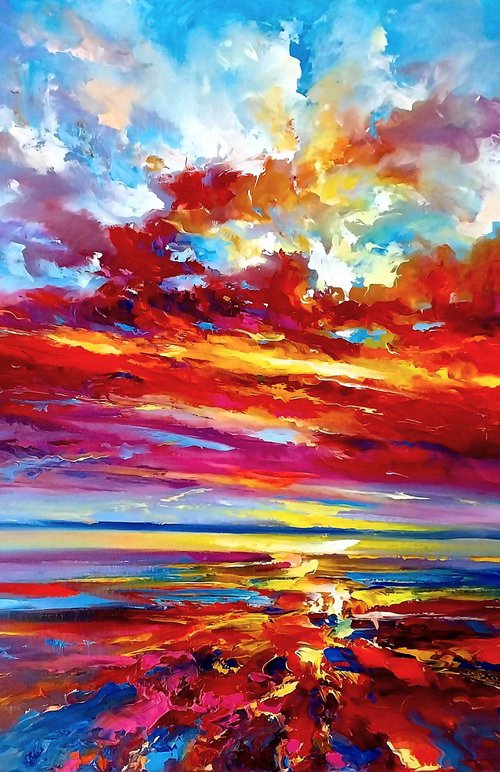 Abstract  seascape by Andrej  Ostapchuk