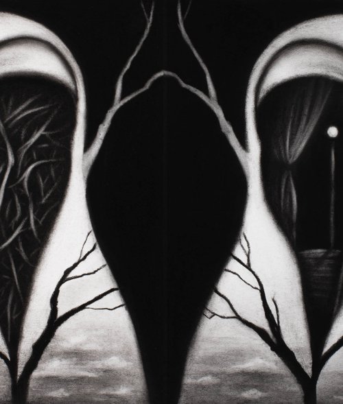 The Two Mothers (Mater Suspiriorum/Tenebrarum) Diptych by Alessio Radice