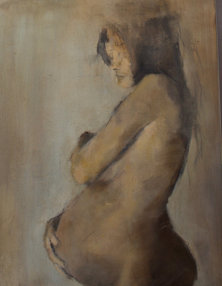Pregnant By Patrick Palmer, 19 X 24, Artwork For Sale On Artfinder