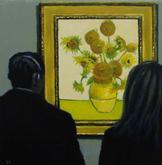 Looking at Van Gogh.