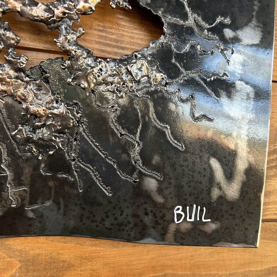 Wall sculpture - Shadow in the Night