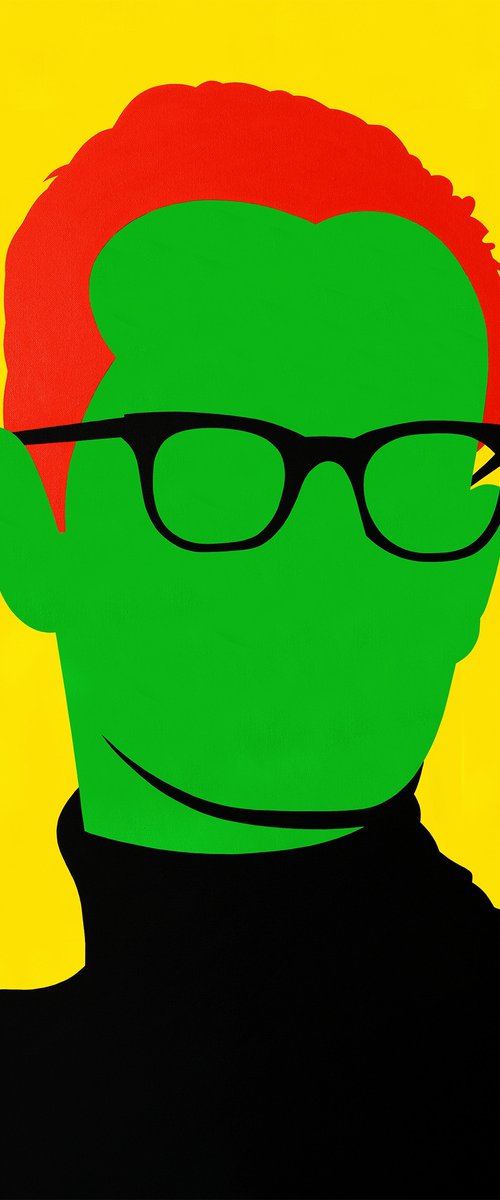 Faceless Portrait - Andy Fletcher (Depeche Mode) by Pop Art Australia