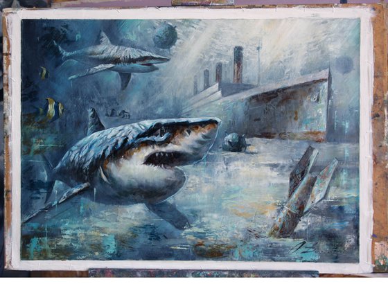 Оптимистический пейзаж 2D.