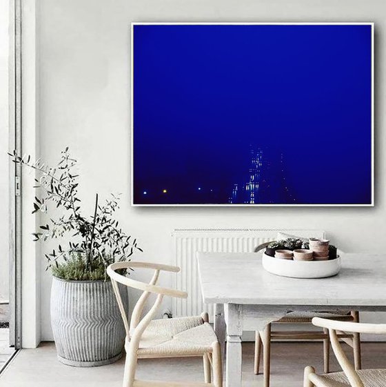 BLUE FOG # 525 - framed photograph
