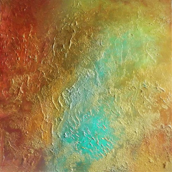 'Escape' - Textured abstract painting, original art