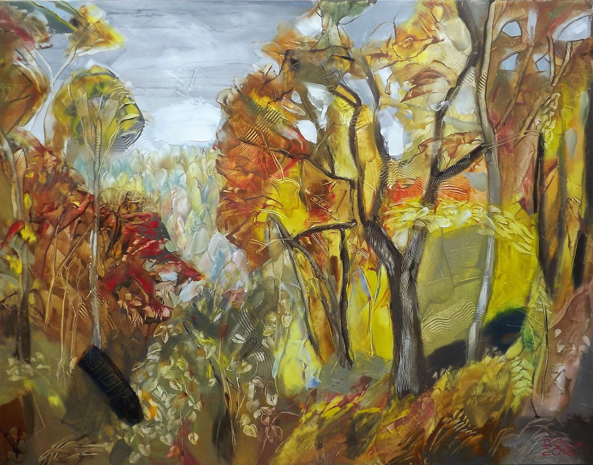 Golden Autumn by Silvija Drebickaite