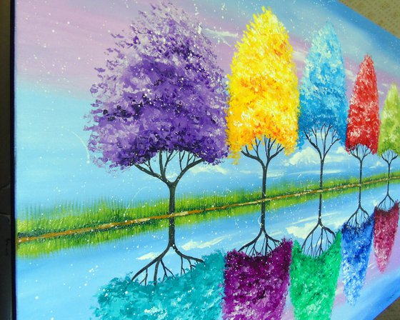 Each tree has its own colorful history
