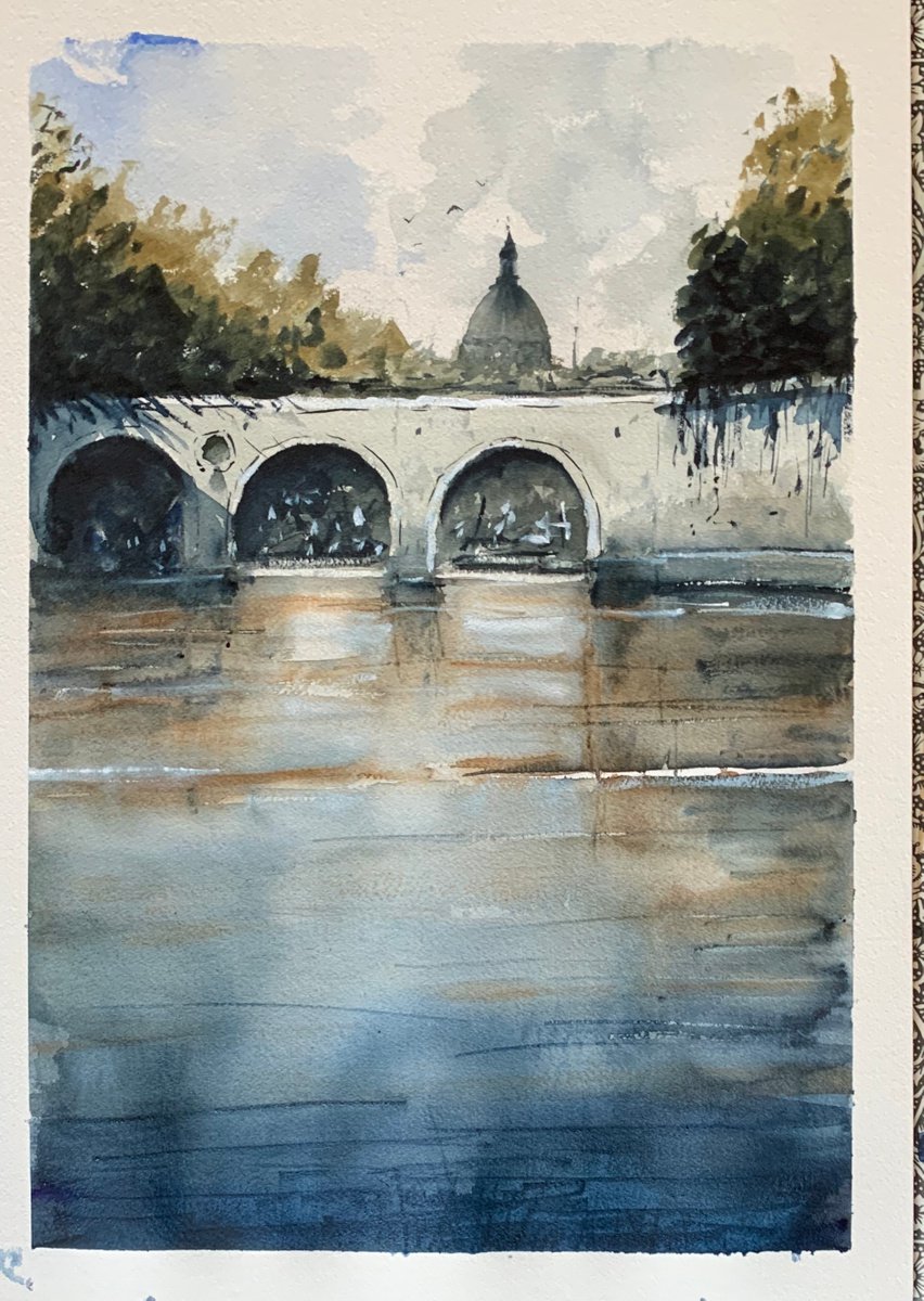 Ponte Sisto, Roma by Paul Mitchell