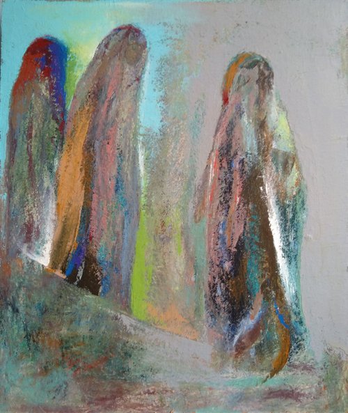 Women(40x50cm, oil painting, ready to hang) by Kamsar Ohanyan