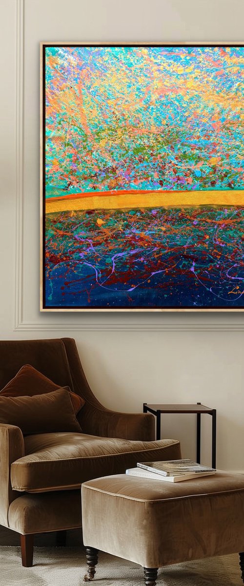 Between Calm and Chaos No.2 by Lina Verano