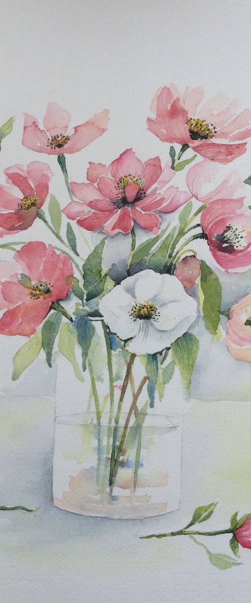 Peonies by Angela Rendall