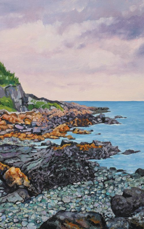 Porthdinllaen Cove by Zoe Elizabeth Norman