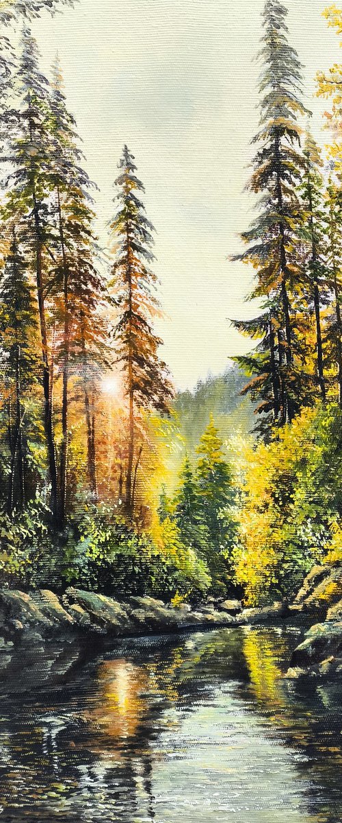 Picturesque Pine Wood by Sergei Miqaielyan