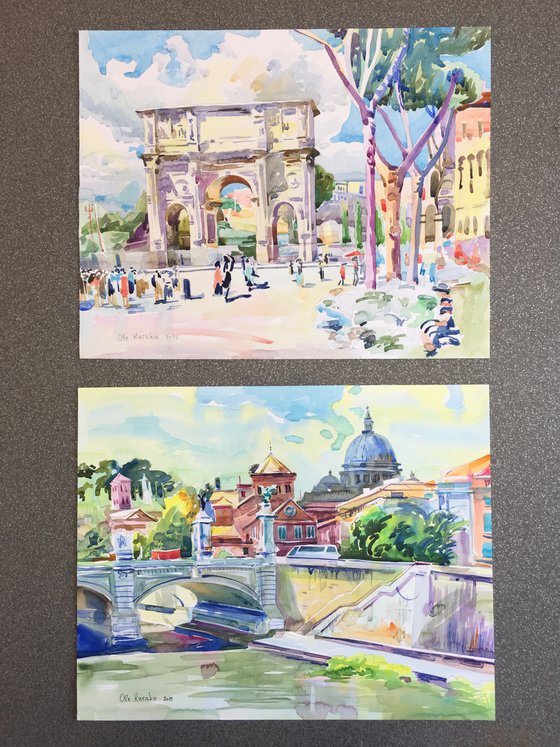 2 Roma Watercolor