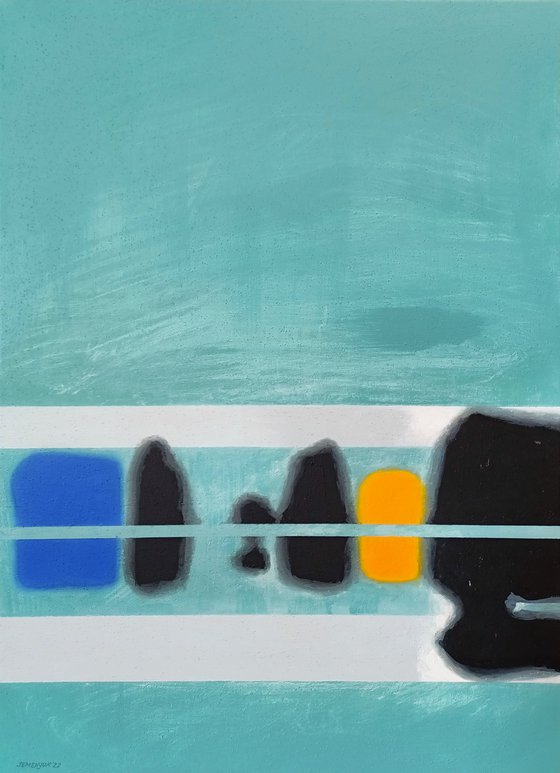 Abstract mirages. Calm.