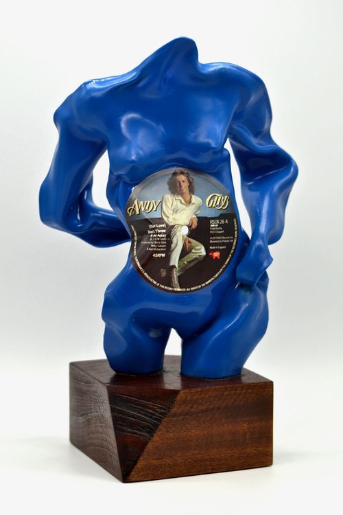 Vinyl Music Record Sculpture - "Our Love" by Seona Mason