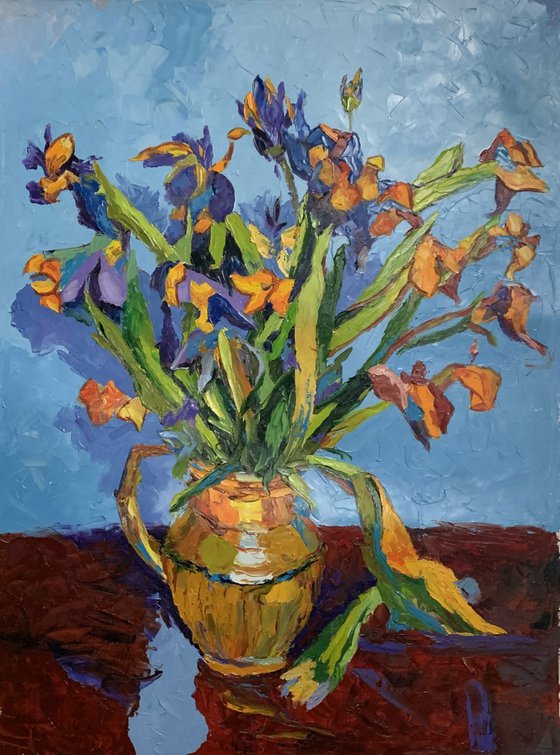Irises. Flowers.#4