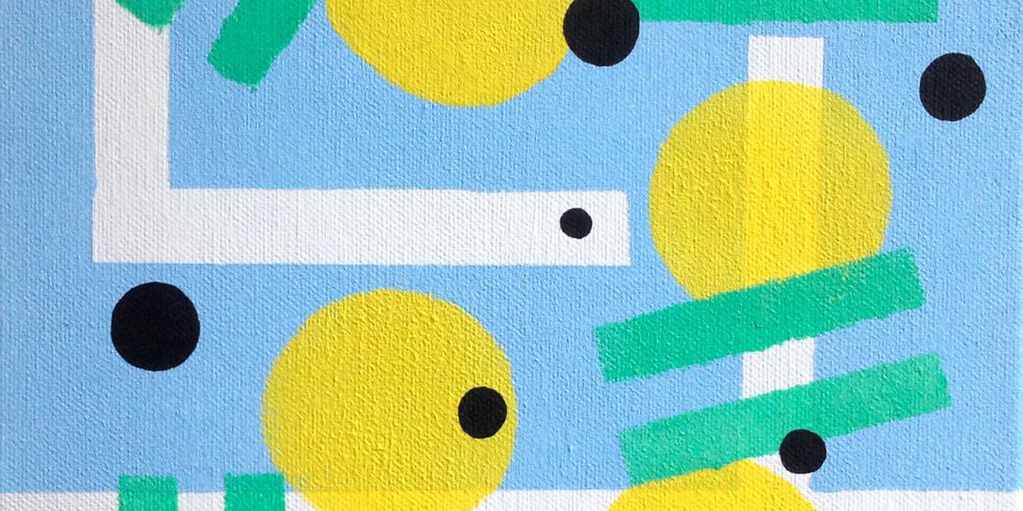 Art of the Day: "Abstract 4 Acrylic On Canvas, 2015" by Ian Viggars